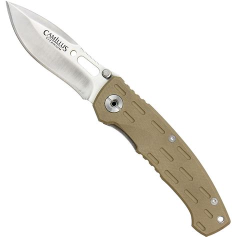 Walmart camillus - Shipping, arrives in 2 days. $ 3648. Camillus Inflame 7.5" Folding Pocket Knife, Carbonitride Titanium 440 Stainless Steel, 3.25" Drop-Point Blade with Fire Starter, Black. 5. Free shipping, arrives in 3+ days. $ 3499. Camillus BT8.5 Carbonitride Titanium Fixed Drop-Point 3.5" Blade Knife with Sheath. Free shipping, arrives in 3+ days.